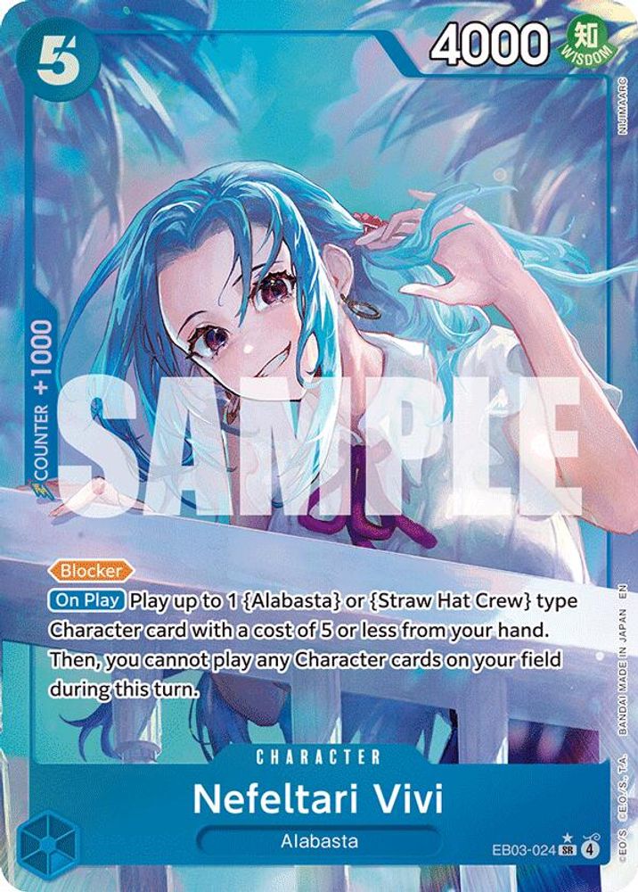 [ALTERNATE ART] Nefeltari Vivi (024) (EB03-024) SR - One Piece Extra Booster: Heroines Edition