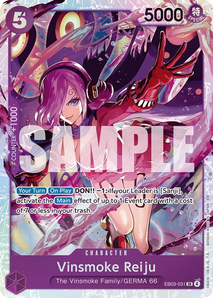 Vinsmoke Reiju (EB03-031) Super Rare - One Piece Extra Booster: One Piece Heroines Edition
