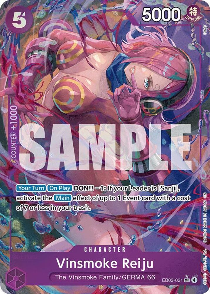 [ALTERNATE ART] Vinsmoke Reiju (EB03-031) SR - One Piece Extra Booster: Heroines Edition