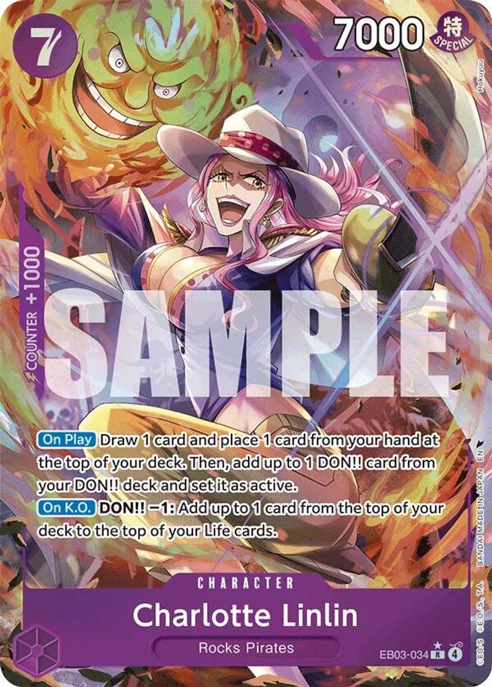 [ALTERNATE ART] Charlotte Linlin (EB03-034) R - One Piece Extra Booster: Heroines Edition