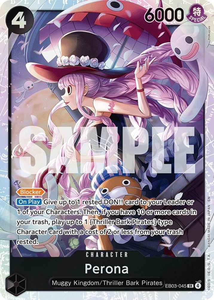 Perona (EB03-045) Super Rare - One Piece Extra Booster: One Piece Heroines Edition