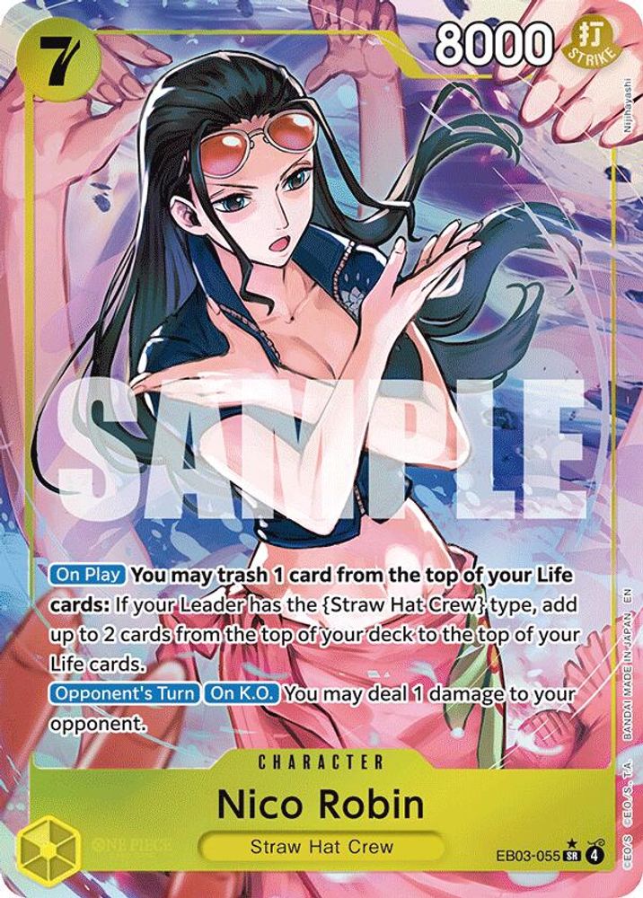 [ALTERNATE ART] Nico Robin (055) (EB03-055) SR - One Piece Extra Booster: Heroines Edition