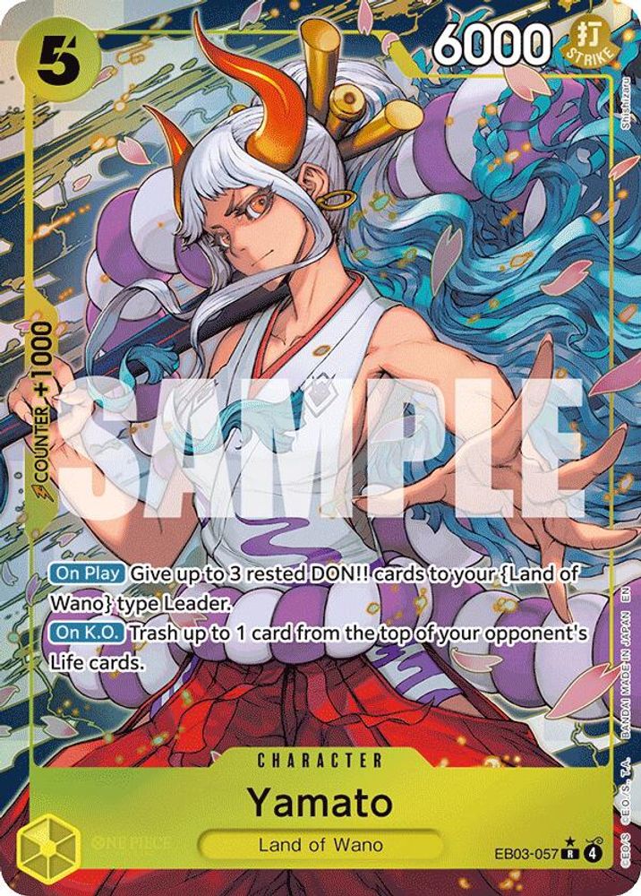 [ALTERNATE ART] Yamato (EB03-057) R - One Piece Extra Booster: Heroines Edition