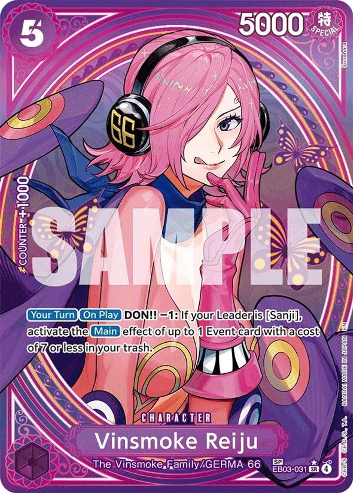 [ SP ] Vinsmoke Reiju  (EB03-031) - One Piece Extra Booster: Heroines Edition