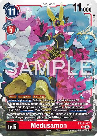 Medusamon (BT24-017) Rare - Digimon Time Stranger
