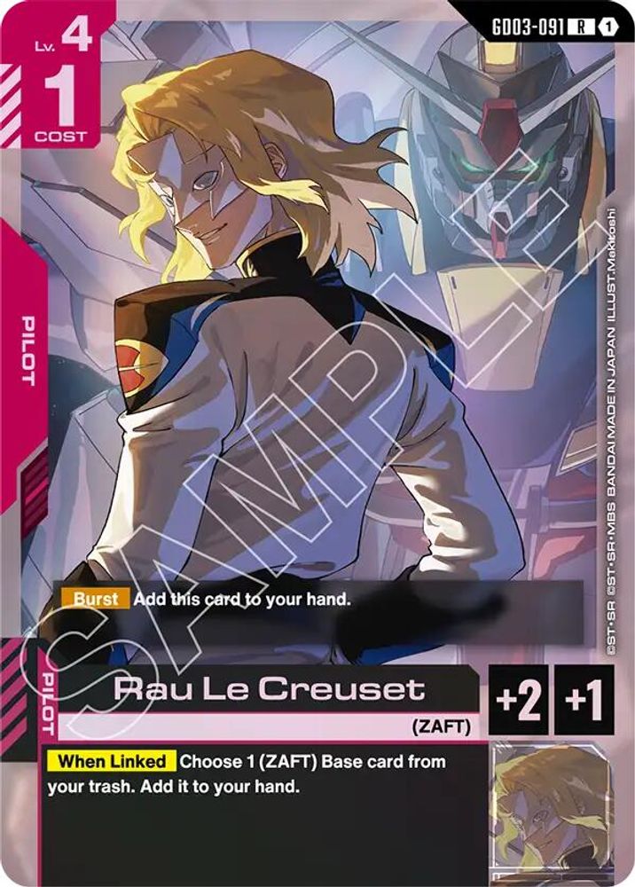 Rau Le Creuset (GD03-091) [R] - Gundam Steel Requiem