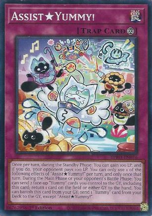 PLAYSET (3) 3x AssistYummy! - (BPRO-EN076) - [Common] 1st Edition