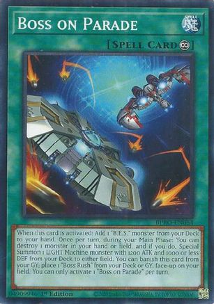 PLAYSET (3) 3x Boss on Parade - (BPRO-EN064) - [Common] 1st Edition