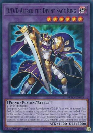 PLAYSET (3) 3x D/D/D Alfred the Divine Sage King - (BPRO-EN033) - [Common] 1st Edition
