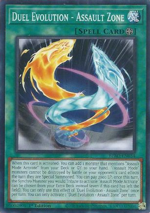PLAYSET (3) 3x Duel Evolution - Assault Zone - (BPRO-EN054) - [Common] 1st Edition