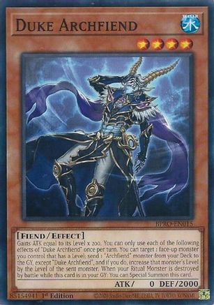 PLAYSET (3) 3x Duke Archfiend - (BPRO-EN015) - [Common] 1st Edition