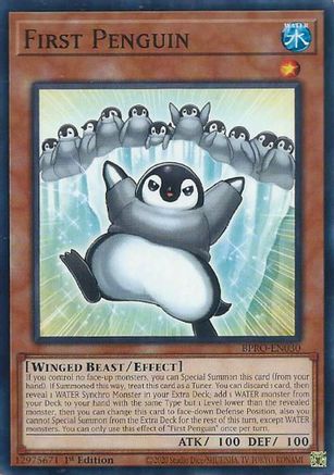 PLAYSET (3) 3x First Penguin - (BPRO-EN030) - [Common] 1st Edition