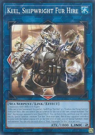 PLAYSET (3) 3x Keel, Shipwright Fur Hire - (BPRO-EN050) - [Common] 1st Edition