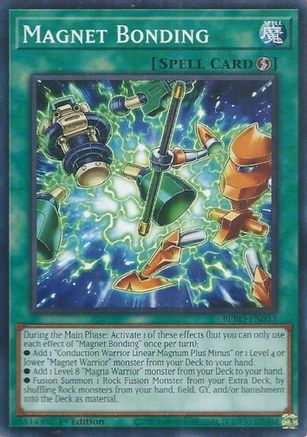 PLAYSET (3) 3x Magnet Bonding - (BPRO-EN053) - [Common] 1st Edition