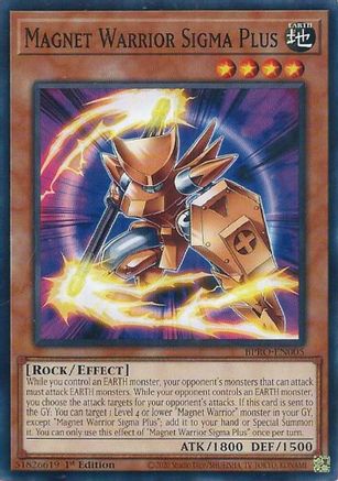 PLAYSET (3) 3x Magnet Warrior Sigma Plus - (BPRO-EN005) - [Common] 1st Edition
