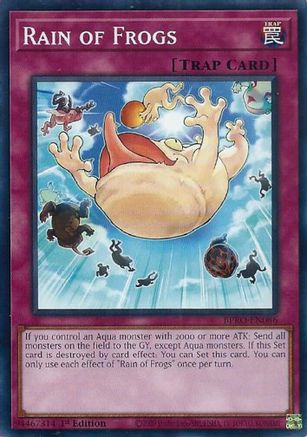 PLAYSET (3) 3x Rain of Frogs - (BPRO-EN086) - [Common] 1st Edition