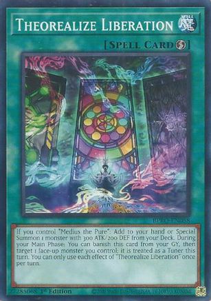 PLAYSET (3) 3x Theorealize Liberation - (BPRO-EN058) - [Common] 1st Edition