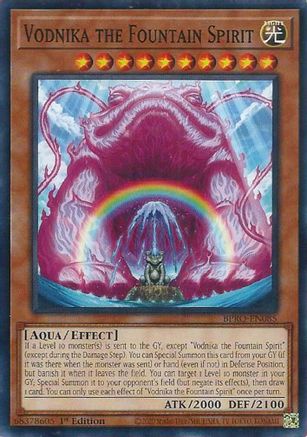 PLAYSET (3) 3x Vodnika the Fountain Spirit - (BPRO-EN085) - [Common] 1st Edition