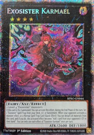 [STARLIGHT RARE] Exosister Karmael - (BPRO-EN044) -  1st Edition