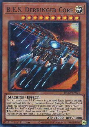 B.E.S. Derringer Core - (BPRO-EN021) - [Super Rare] 1st Edition