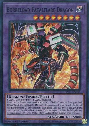 Borreload Fatalflare Dragon - (BPRO-EN032) - [Super Rare] 1st Edition