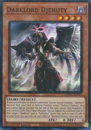 Darklord Djehuty - (BPRO-EN019) - [Super Rare] 1st Edition