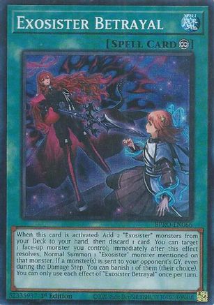 Exosister Betrayal - (BPRO-EN066) - [Super Rare] 1st Edition
