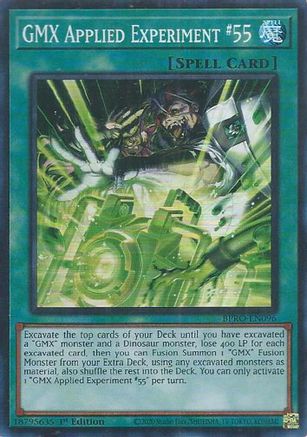 GMX Applied Experiment #55 - (BPRO-EN096) - [Super Rare] 1st Edition