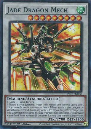 Jade Dragon Mech - (BPRO-EN082) - [Super Rare] 1st Edition