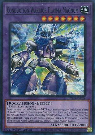 Conduction Warrior Plasma Magnum - (BPRO-EN034) - [Super Rare] 1st Edition