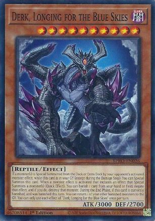 PLAYSET (3) 3x Derk, Longing for the Blue Skies - (BPRO-EN026) - [Common] 1st Edition