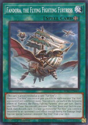 PLAYSET (3) 3x Fandora, the Flying Fighting Furtress - (BPRO-EN061) - [Common] 1st Edition