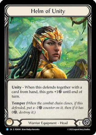 [Cold Foil] Helm of Unity (#PEN044) - Rare - FAB Compendium of Rathe
