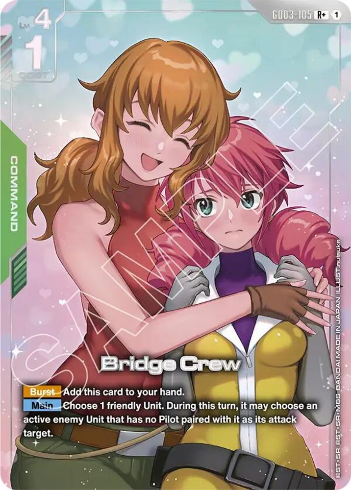 [ALTERNATE ART] Bridge Crew (R+) (GD03-105) - Gundam Steel Requiem