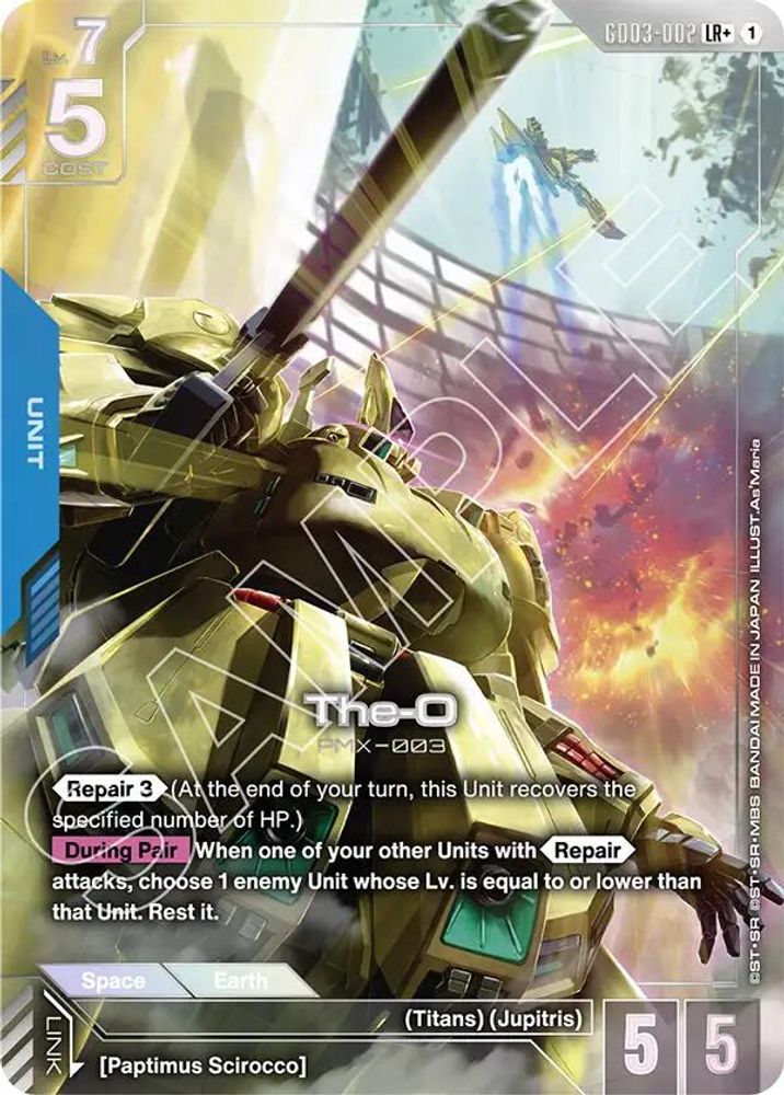 [ALTERNATE ART] The-O (LR+) (GD03-002) - Gundam Steel Requiem