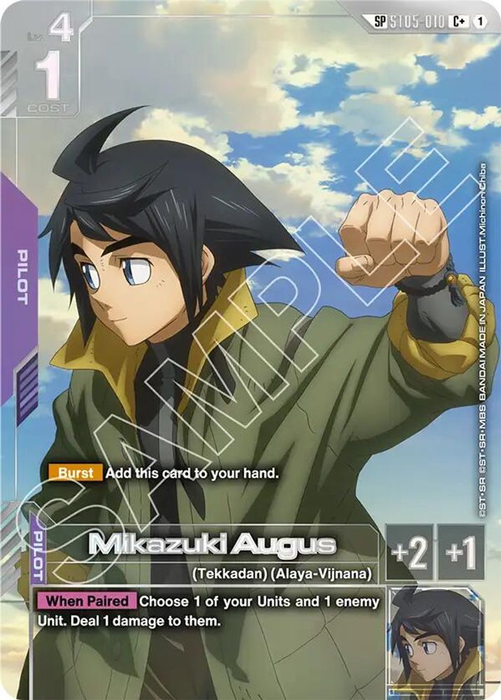 [SP] Mikazuki Augus (SP) (C+) (ST05-010) - Gundam Steel Requiem