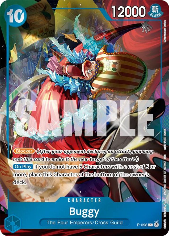 Buggy - P-098 - One Piece Event Pack Vol. 8 Promo