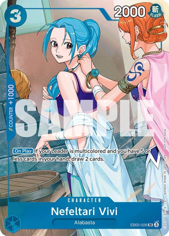 Nefeltari Vivi - EB02-026 (EB02-026) Super Rare - One Piece Extra Booster: One Piece Heroines Edition