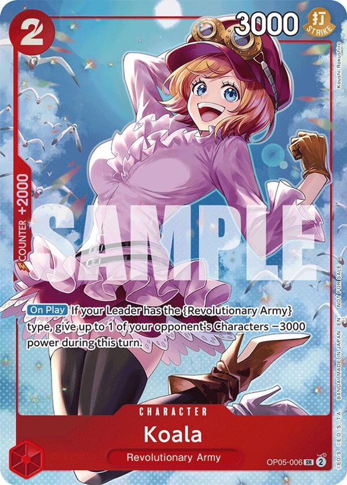 Koala - OP05-006 (OP05-006) Super Rare - One Piece Extra Booster: One Piece Heroines Edition