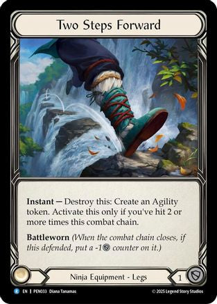 [Cold Foil] Two Steps Forward (#PEN033) - Rare - FAB Compendium of Rathe