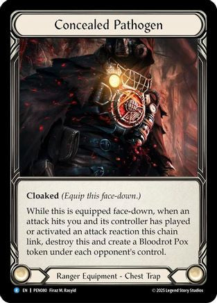 [Cold Foil] Concealed Pathogen (#PEN080) - Rare - FAB Compendium of Rathe