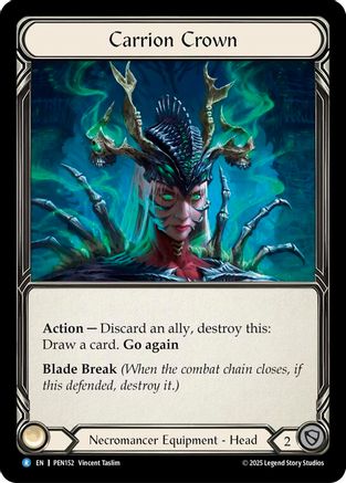 [Cold Foil] Carrion Crown (#PEN152) - Rare - FAB Compendium of Rathe