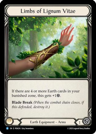 [Cold Foil] Limbs Of Lignum Vitae (#PEN216) - Rare - FAB Compendium of Rathe