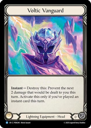 [Cold Foil] Voltic Vanguard (#PEN240) - Rare - FAB Compendium of Rathe
