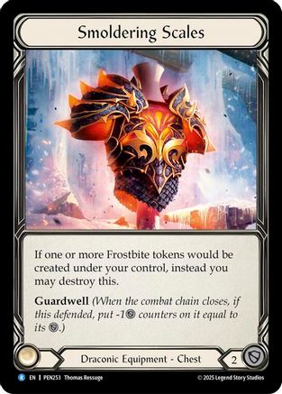 [Cold Foil] Smoldering Scales (#PEN253) - Rare - FAB Compendium of Rathe