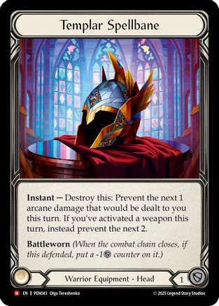 Templar Spellbane (#PEN043) - Majestic - FAB Compendium of Rathe