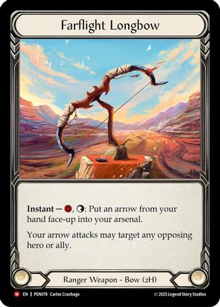 Farflight Longbow (#PEN078) - Majestic - FAB Compendium of Rathe