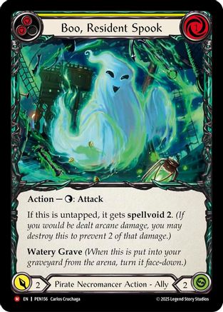 Boo Resident Spook (Yellow) (#PEN156) - Majestic - FAB Compendium of Rathe