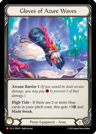 Gloves Of Azure Waves (#PEN167) - Majestic - FAB Compendium of Rathe