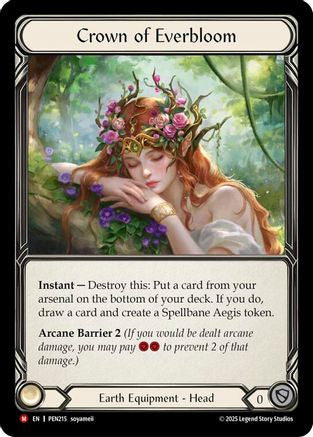 [Cold Foil] Crown Of Everbloom (#PEN215) - Majestic - FAB Compendium of Rathe